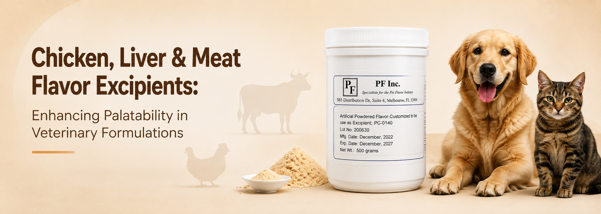 Chicken, Liver, and Meat Flavor Pharmaceutical Excipients: The Backbone of Veterinary Medicine Compliance in India